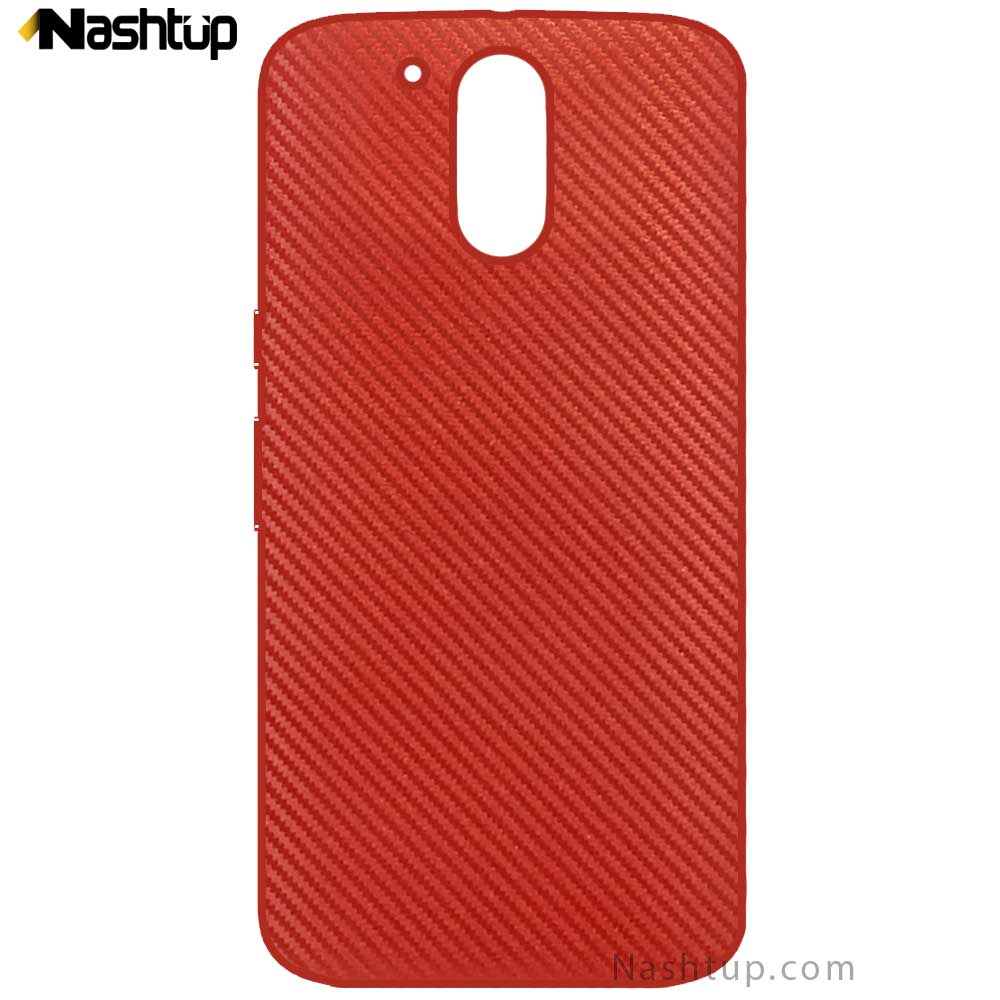 قاب ژله ای راه راه رنگ قرمز گوشی Motorola Moto G4 Plus